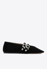 Le Monde Béryl Claudia Suede Ballet Flats Black BCSSUE/P_LEMOB-BLA