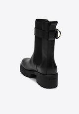 Givenchy Chelsea Leather Ankle Boots Black BE604UB22S/P_GIV-001