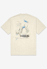 Dom Rebel Beaker Graphic Print T-shirt Beige BEAKERT-SHIRTBEIGE