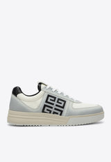 Givenchy G4 Leather and Canvas Low-Top Sneakers White BH007WH1QQ/P_GIV-116