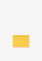 Dolce 
Gabbana DG Logo Leather Cardholder BI0330 AG081 80205 Yellow