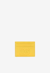 Dolce 
Gabbana DG Logo Leather Cardholder BI0330 AG081 80205 Yellow