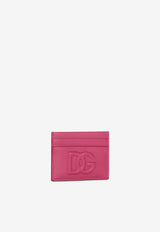 Dolce 
Gabbana DG Logo Cardholder in Calf Leather Fuchsia BI0330 AG081 80441