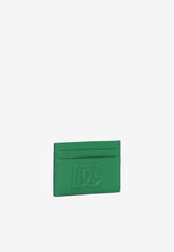 Dolce 
Gabbana DG Logo Cardholder in Calf Leather Green BI0330 AG081 87192