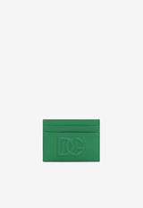 Dolce 
Gabbana DG Logo Cardholder in Calf Leather Green BI0330 AG081 87192