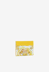 Dolce 
Gabbana 3.5 Majolica Print Cardholder BI0330 AQ240 HG3OB Yellow