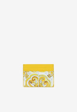 Dolce 
Gabbana 3.5 Majolica Print Cardholder BI0330 AQ240 HG3OB Yellow