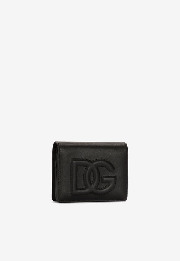 Dolce 
Gabbana DG Logo Calf Leather Wallet Black BI1211 AG081 80999