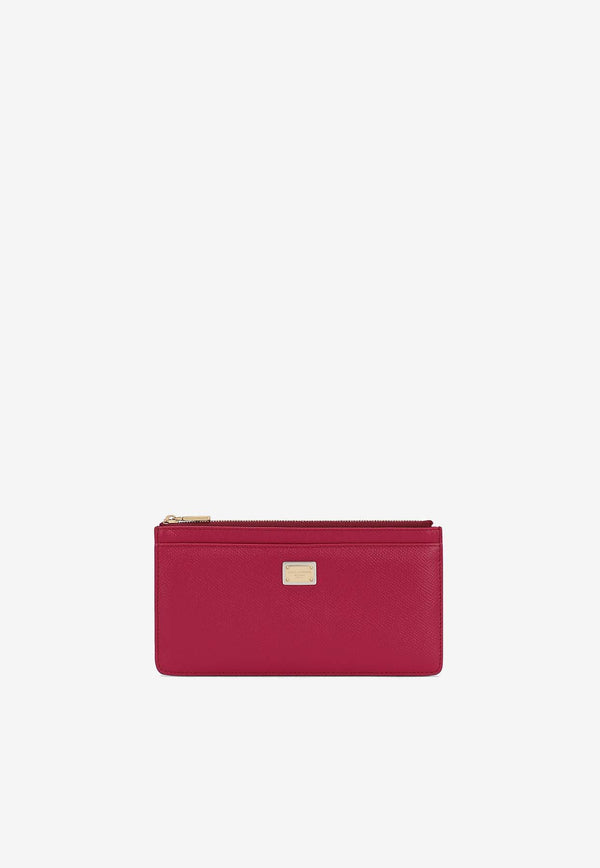 Dolce 
Gabbana Large Cardholder in Dauphine Leather BI1265 A1001 8I484 Fuchsia