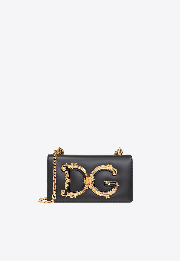 Dolce 
Gabbana DG Girls Calf Leather Crossbody Bag Bags Color