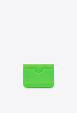 Dolce 
Gabbana DG Logo Embossed Cardholder Fluo Green