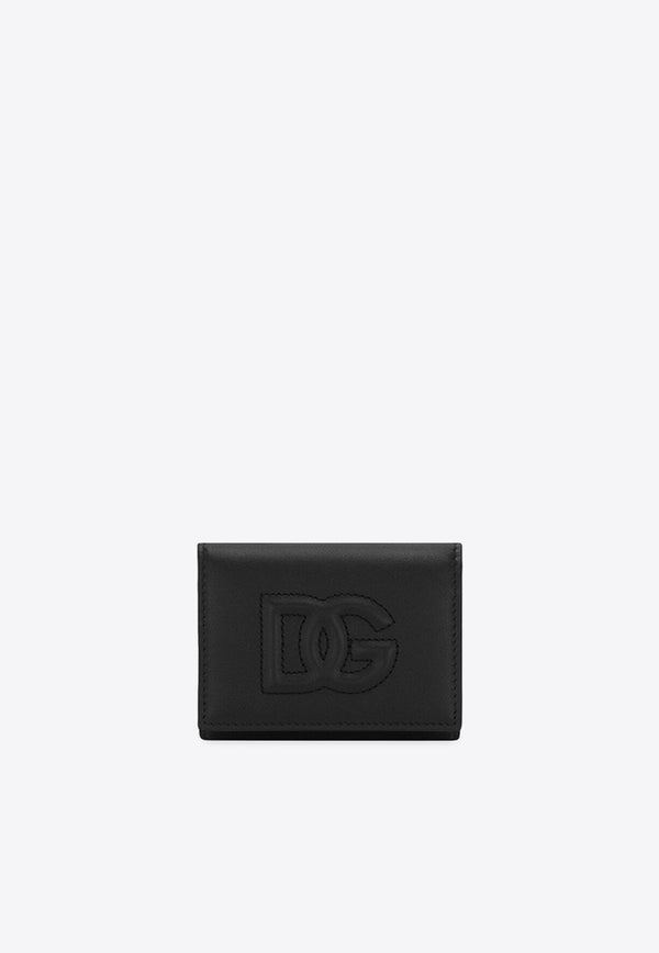 Dolce 
Gabbana DG Logo French Wallet in Calf Leather Wallets and Cardholders Color