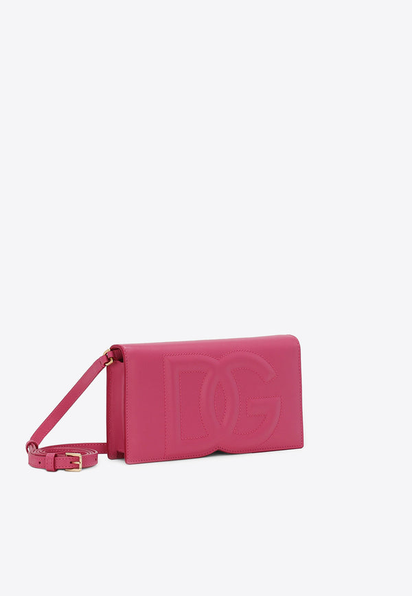 Dolce 
Gabbana DG Logo Calf Leather Clutch Bags Color