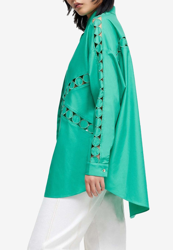 Acler Keeling Oversized Shirt Green