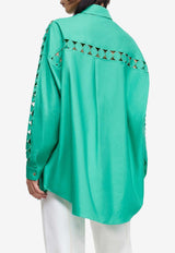 Acler Keeling Oversized Shirt Green