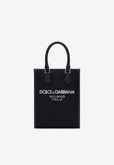 Dolce 
Gabbana Small DG Milano Nylon Top Handle Bag Navy BM2123 AG182 8C653