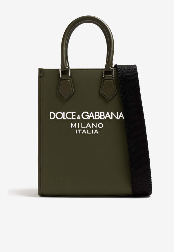 Dolce 
Gabbana Small Logo Tote Bag BM2123 AG182 8N597 Green