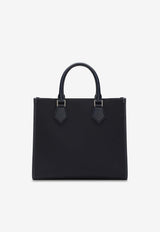 Dolce 
Gabbana Small Rubberized Logo Top Handle Bag Navy BM2272 AG182 8C653