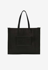 Dolce 
Gabbana DG Milano Calf Leather Tote Bag Black BM2274 AG218 80999