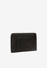 Dolce 
Gabbana Large Leather Pouch BM2337 A8034 80999 Black