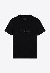 Givenchy Reverse Logo Oversized T-shirt BM71533Y6B/P_GIV-001 Black