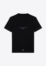 Givenchy Reverse Logo Oversized T-shirt BM71533Y6B/P_GIV-001 Black