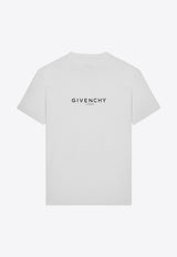 Givenchy Reverse Logo Oversized T-shirt BM71533Y6B/P_GIV-100 White