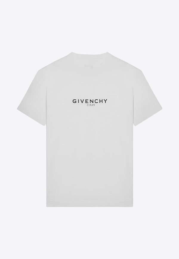 Givenchy Reverse Logo Oversized T-shirt BM71533Y6B/P_GIV-100 White