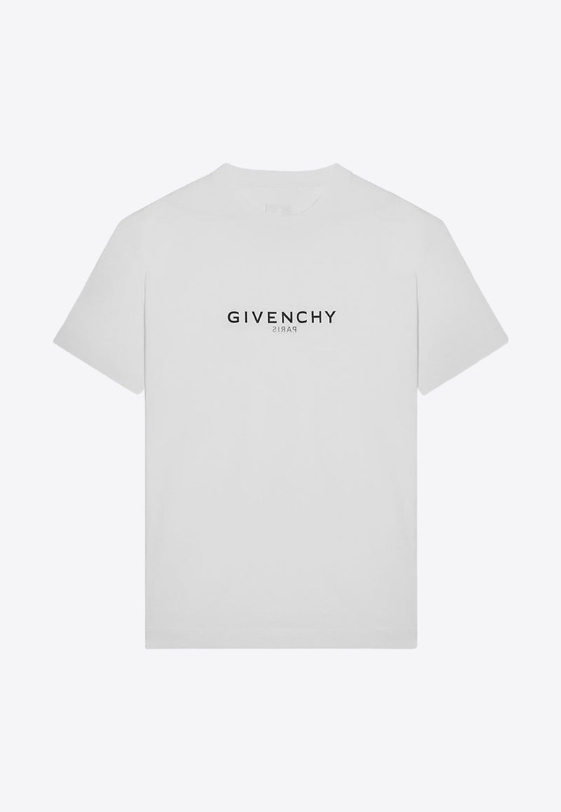 Givenchy Reverse Logo Oversized T-shirt BM71533Y6B/P_GIV-100 White