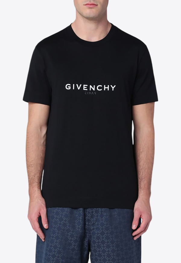 Givenchy Reverse Logo T-shirt Black BM71653Y6B/Q_GIV-001