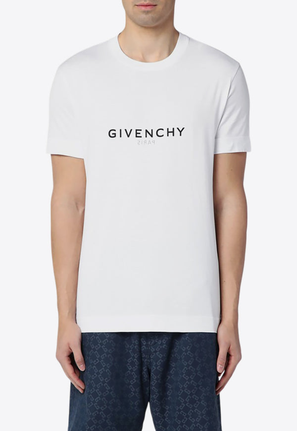 Givenchy Reverse Logo T-shirt White BM71653Y6B/Q_GIV-100