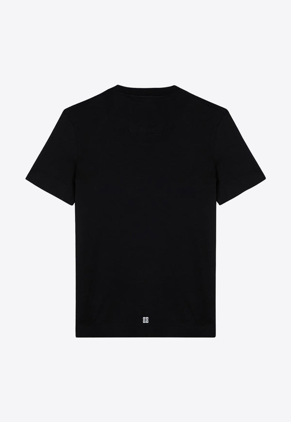 Givenchy Archetype Logo Slim T-shirt BM716G3YAC/P_GIV-001 Black