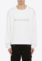 Givenchy Logo-Printed Crewneck Sweatshirt BM71KK3YJ9/O_GIV-100