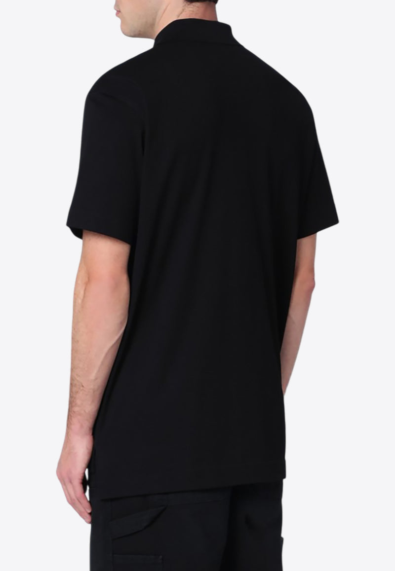 Givenchy 4G Embroidered Polo T-shirt Black BM71KR3YCD/Q_GIV-001