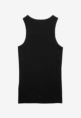 Givenchy Ribbed Tank Top Black BM71KY3YLE/O_GIV-001