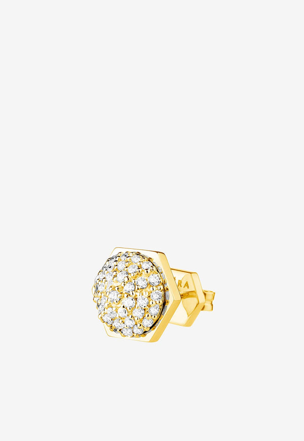 EÉRA Bolt Diamond Stud Earring in 18-karat Yellow Gold Gold BOERFP01U1