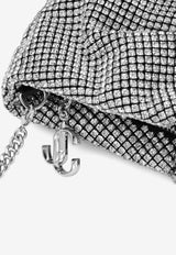 Bonny Crystal Mesh Clutch Bag Jimmy Choo BONNY CLUTCH BXQ SILVER