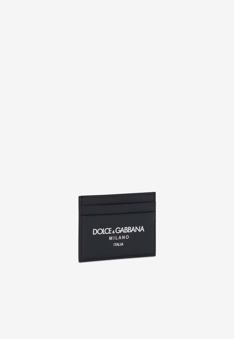 Dolce 
Gabbana DG Milano Print Leather Cardholder Navy BP0330 AN244 HBII7