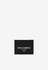 Dolce 
Gabbana Logo Calfskin Cardholder Black BP0330 AN244 HNII7