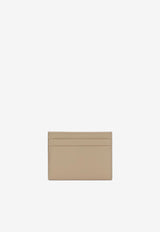 Dolce 
Gabbana Logo Calfskin Cardholder Beige BP0330 AN244 HYII7