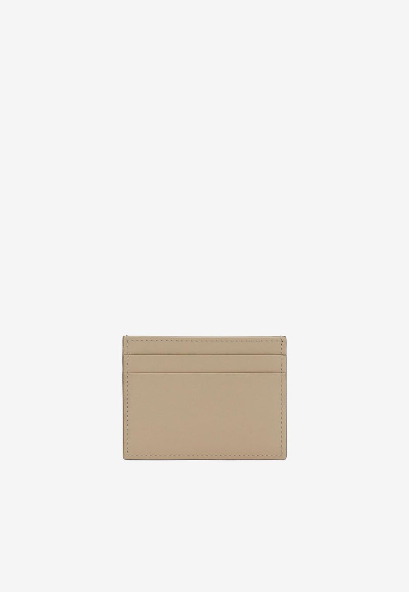 Dolce 
Gabbana Logo Calfskin Cardholder Beige BP0330 AN244 HYII7