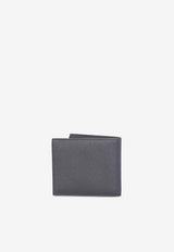 Dolce 
Gabbana Logo Plate Leather Bi-Fold Wallet Gray BP1321 AG219 8H708