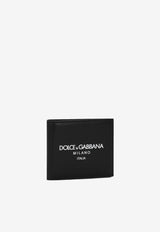 Dolce 
Gabbana Milano Logo Bi-Fold Wallet Black BP1321 AN244 HNII7