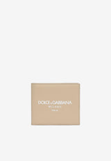 Dolce 
Gabbana Milano Logo Bi-Fold Wallet Beige BP1321 AN244 HYII7