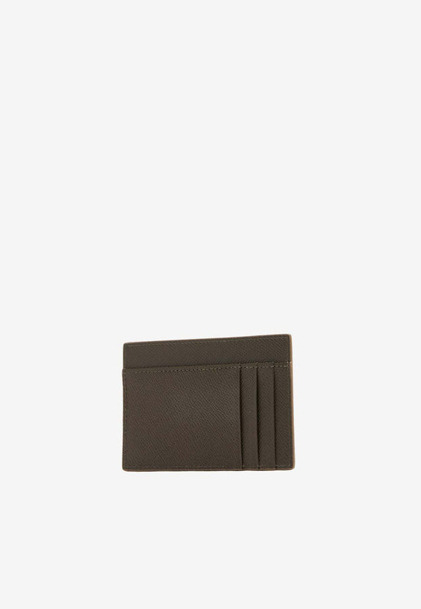 Dolce 
Gabbana Logo Leather Cardholder BP3325 AG219 8J037 Green