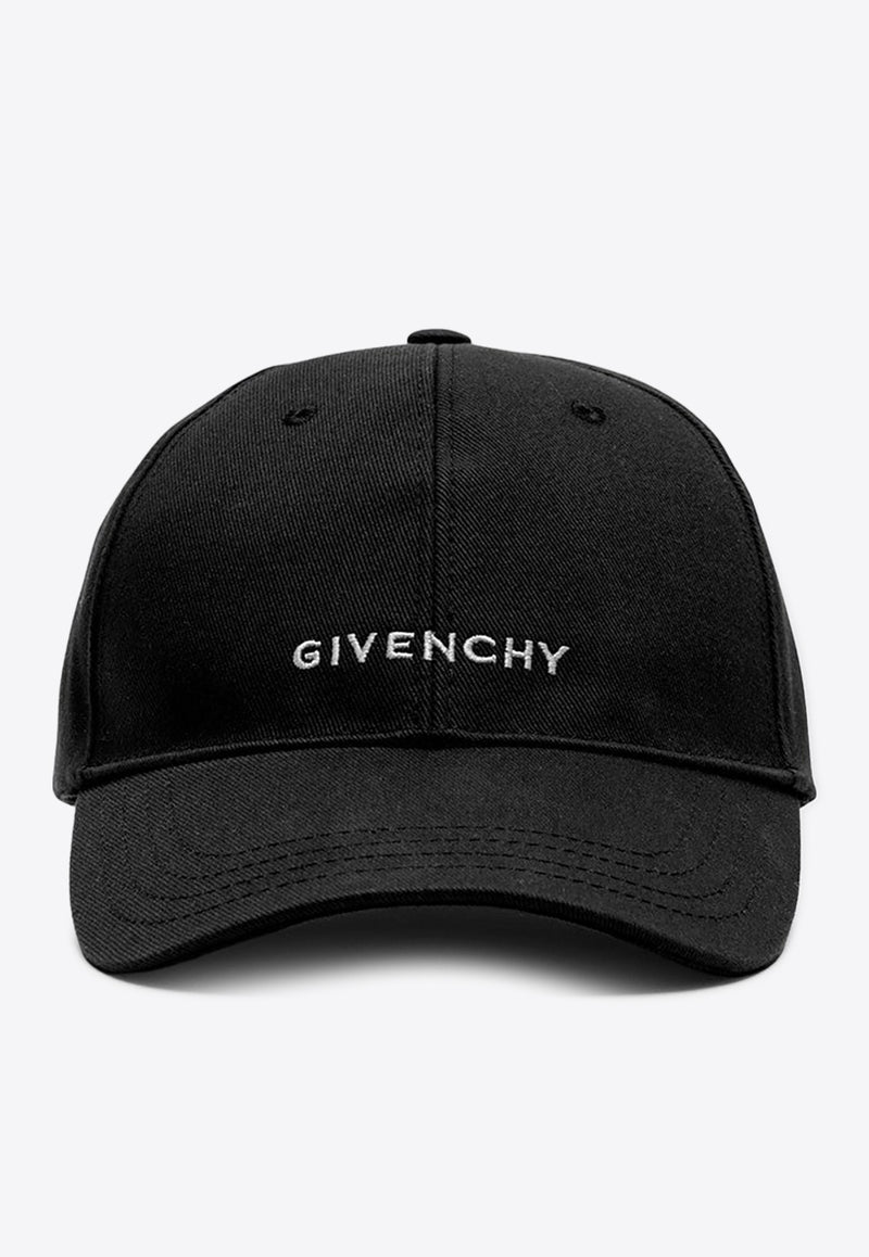 Givenchy Logo Embroidered Cap BPZ022P0C4/P_GIV-001 Black