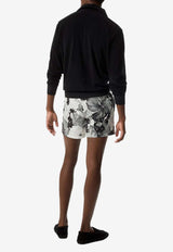 Tom Ford Floral Swim Shorts BSS001-FMN028S24 XBLBL