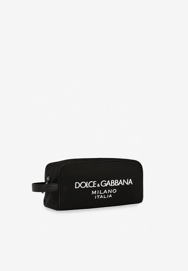 Dolce 
Gabbana Milano Logo Wash Bag Black BT0989 AG182 8B956