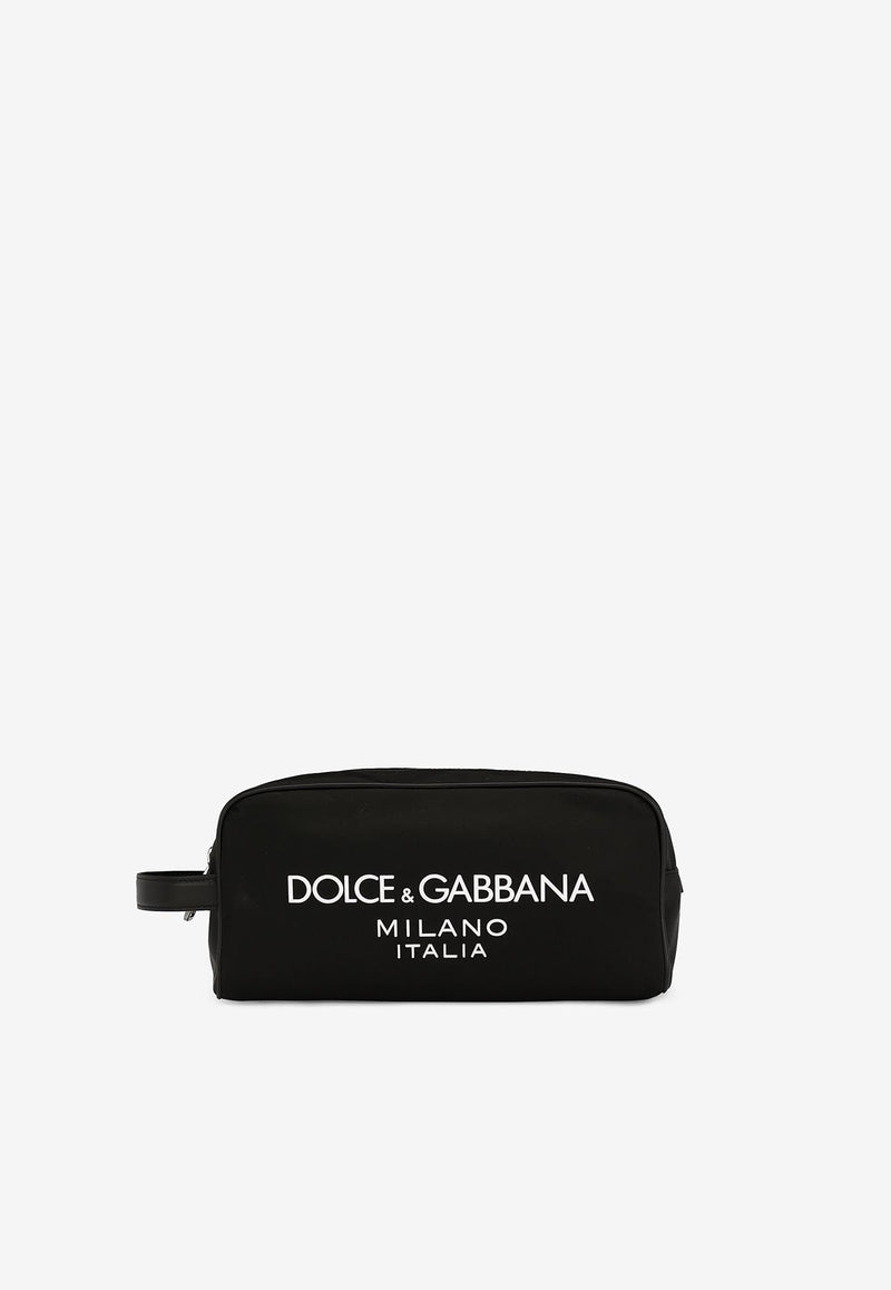 Dolce 
Gabbana Milano Logo Wash Bag Black BT0989 AG182 8B956