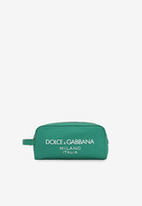 Dolce 
Gabbana Milano Logo Wash Bag Green BT0989 AG182 8R588